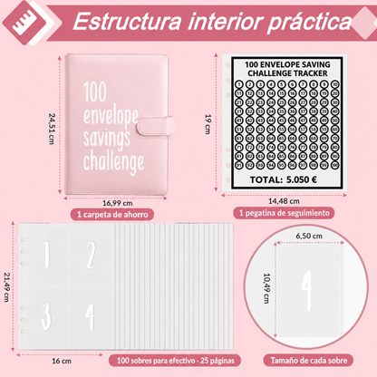 Libreta de Ahorro 5.050 € – Convierte Pequeñas Cantidades en un Gran Ahorro