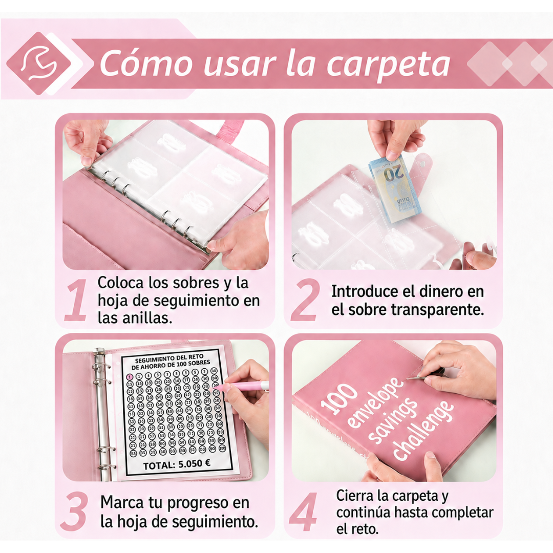 Libreta de Ahorro 5.050 € – Convierte Pequeñas Cantidades en un Gran Ahorro